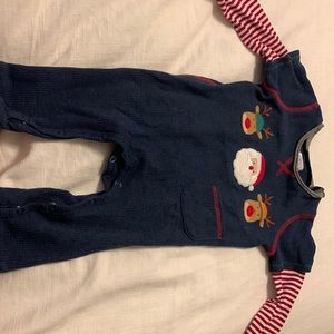 Mudpie one piece Christmas outfit 6-9 months